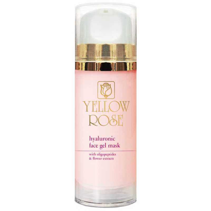 Yellow Rose Hyaluronic Face Gel Mask With Flower Extracts