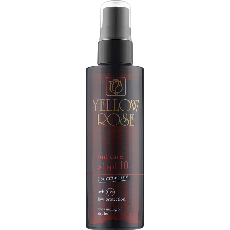 Yellow Rose Summer Sun Care Oil Spf 10 UVB (UVA), 200 ml aktivator tamjenja.