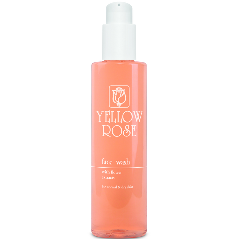 Yellow Rose Face Wash with Flower Extracts, 200 ml