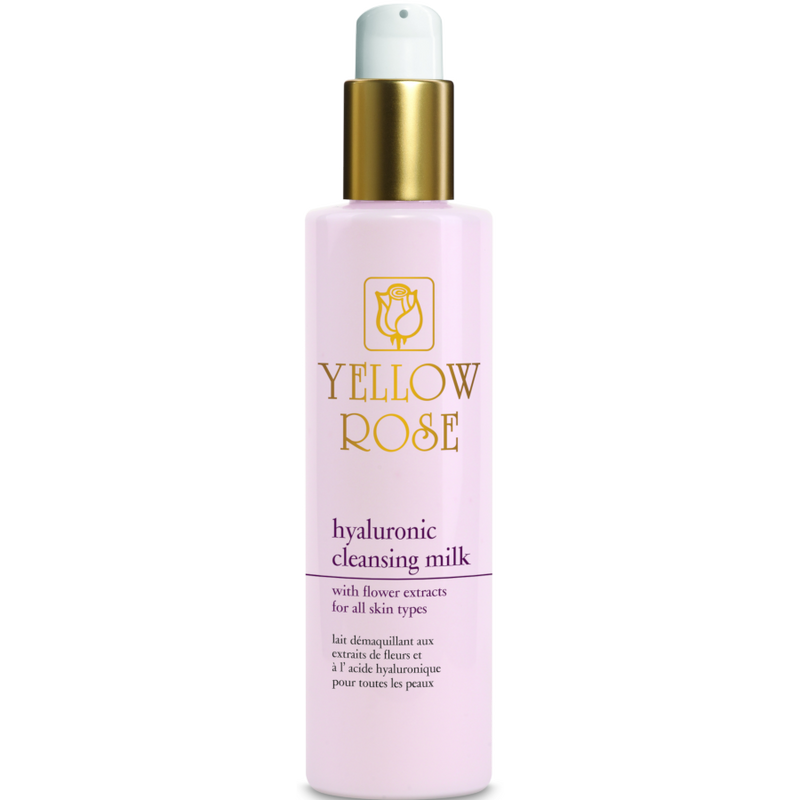 Yellow Rose Hyaluronic Cleansing Milk With Flower Extracts, 200 ml