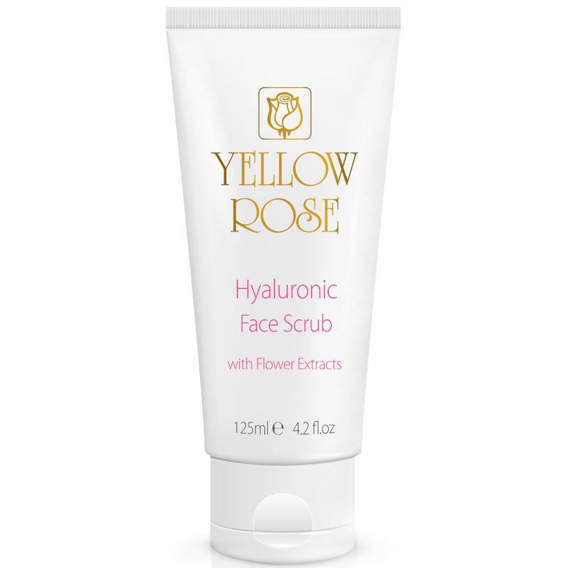 Yellow Rose Hyaluronic Face Scrub With Flower Extracts, 125 ml