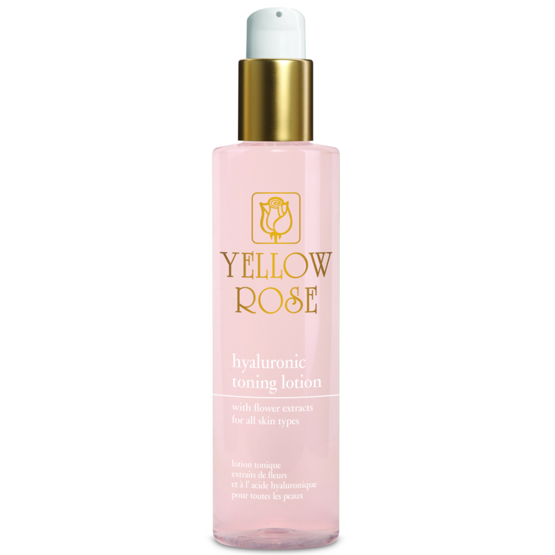 Yellow Rose Hyaluronic Toning Lotion With Flower Extracts, 200ml